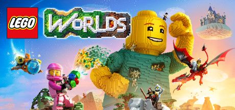 LEGO Worlds box art for Playstation 4
